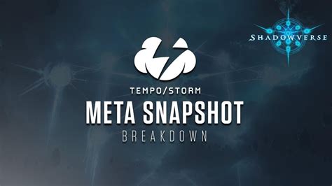 tempostorm meta|tempo storm meta snapshot.